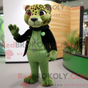 Oliven Jaguar maskot...