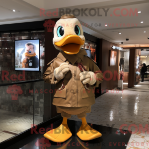Disfraz de mascota del pato...