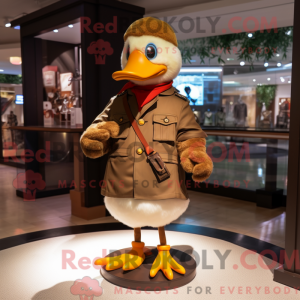 Maskotka Brown Duck kostyme...