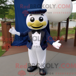 Navy Golf Ball mascot...