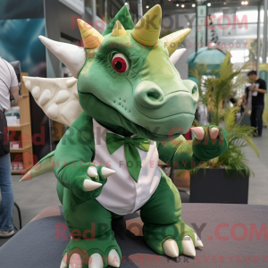 Grønn Triceratops...