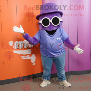 Disfraz de mascota Purple...