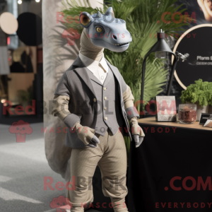 Grå Parasaurolophus...