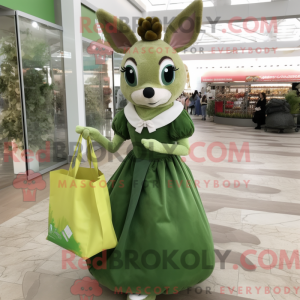 Olive Roe Deer maskot...