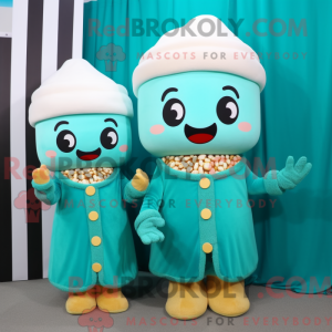 Disfraz de mascota Teal Pop...