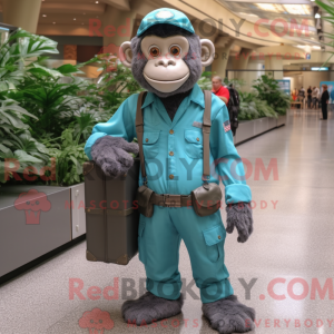 Turquoise chimpansee...