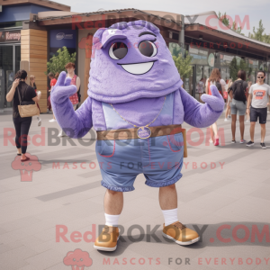Lavendel-Croissant-Maskottc...