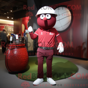 Postava maskota Maroon Golf...