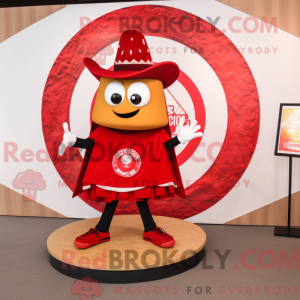 Rød Nachos maskot kostume...