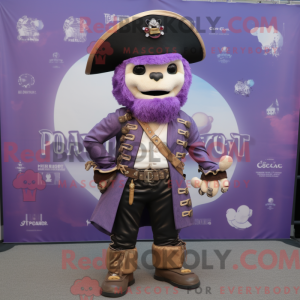 Lavendel pirat maskot...