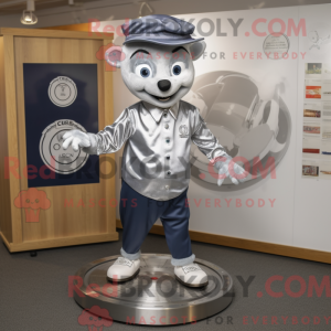 Silver Plate Spinner mascot...