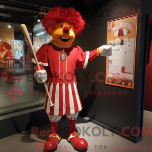 Red Swiss Guard mascot...