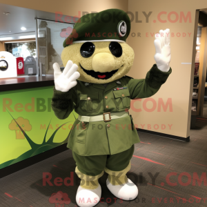 Costume mascotte de béret...