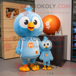 Postava maskota Sky Blue...
