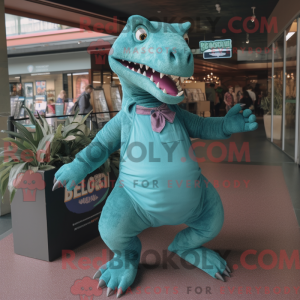 Blauwgroen Tyrannosaurus...