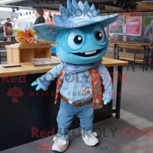Cyan Fish Tacos mascot...