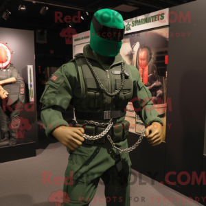Grønn Gi Joe mascara uma...