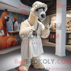 White Camel maskot...