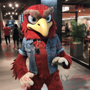 Postava maskota Red Hawk...