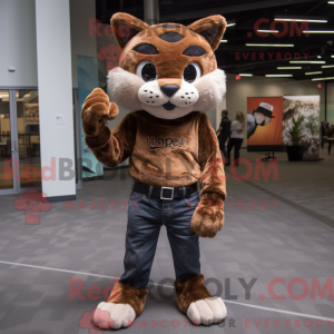 Costume mascotte de Bobcat...