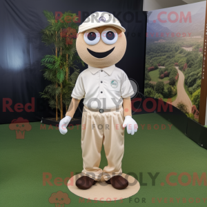 Beige golfbal...