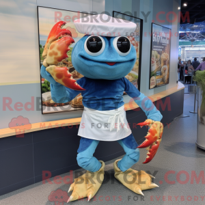 Maskotdraktfigura Blue Crab...