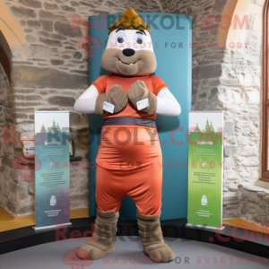 Rust Irish Castle maskot...