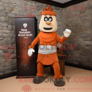 Disfraz de mascota de Rust...