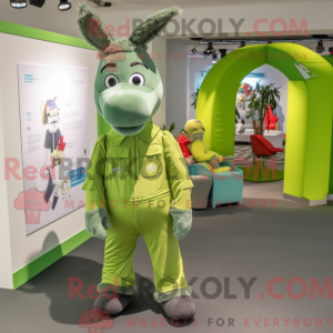 Maskottchenkostüm Grüner...