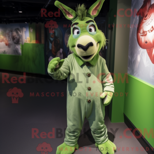 Uma figura de máscara de...