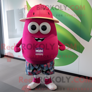 Magenta melão máscara...