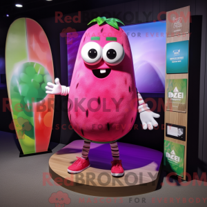 Magenta melão máscara...
