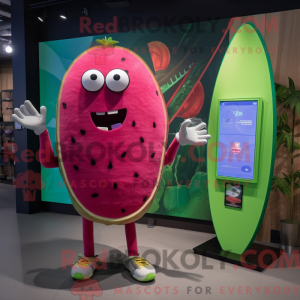Magenta melão máscara...