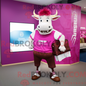 Disfraz de mascota Magenta...