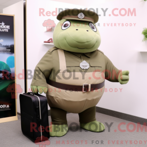 Olive Glyptodon mascot...