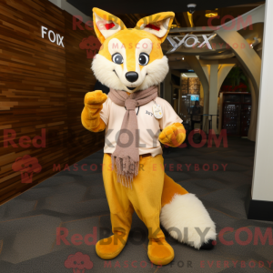 Disfraz de mascota Gold Fox...