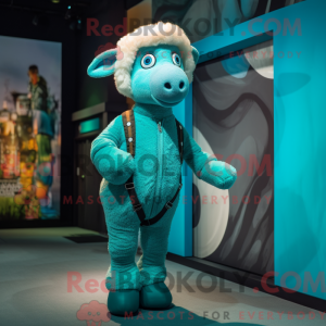 Costume mascotte de mouton...