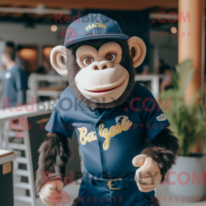 Navy chimpanse maskot...