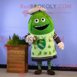Oliven Selleri Maskot drakt...