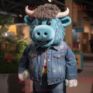 Figura de máscara de búfalo...