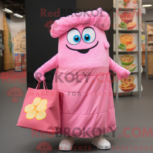 Maskottchenkostüm Rosa...