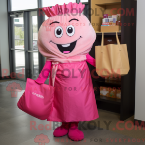 Maskottchenkostüm Rosa...