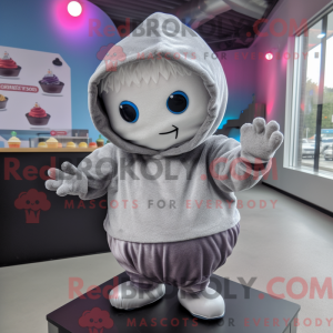 Silver Cupcake mascot...