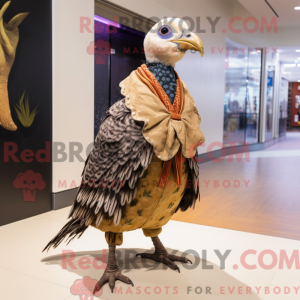 Tan Guinea Fowl mascot...