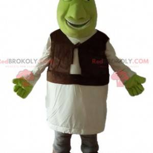 Shrek, o famoso desenho animado ogro mascote verde -