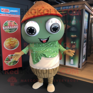  Falafel maskot kostyme...