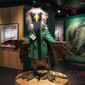 Green Haast S Eagle maskot...