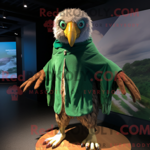 Green Haast S Eagle maskot...