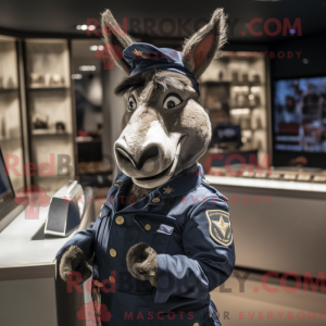 Postava maskota Navy Donkey...