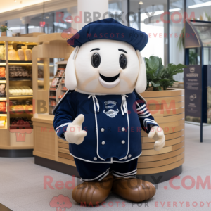 Navy Potato mascot costume...